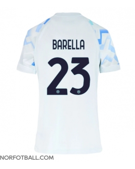 Billige Fotballdrakt Inter Milan Nicolo Barella #23 Replika Bortedrakt Dame 2025-26 Kortermet Billige Fotballdrakt Inter Milan Nicolo Barella #23 Replika Bortedrakt Dame 2025-26 Kortermet
